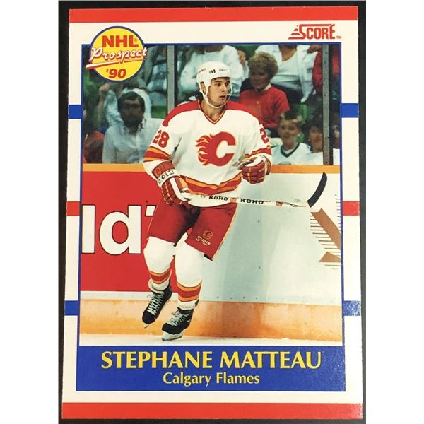 1990-91 SCORE STEPHANE MATTEAU ROOKIE CARD