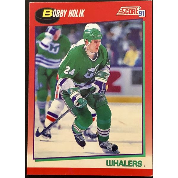 1991-92 SCORE BOBBY HOLIK ROOKIE CARD