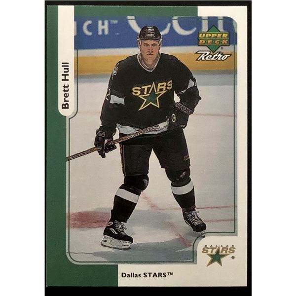 1999-2000 UPPER DECK RETRO BRETT HULL (HOF)