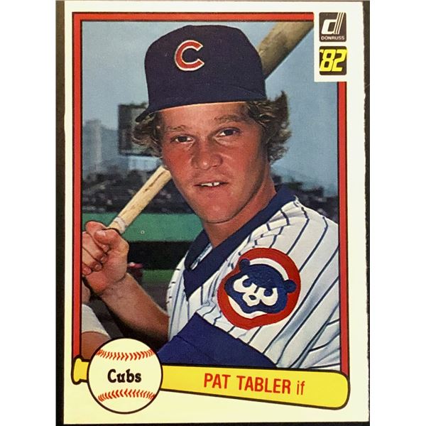 1982 DONRUSS PAT TABLER ROOKIE CARD