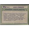 Image 2 : 1982 TOPPS DAVE PARKER (HOF)