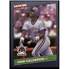 Image 1 : 1986 LEAF IVAN CALDERON ROOKIE CARD