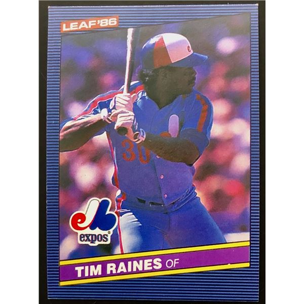 1986 LEAF TIM RAINES (HOF)