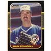 Image 1 : 1987 DONRUSS MARK EICHHORN ROOKIE CARD