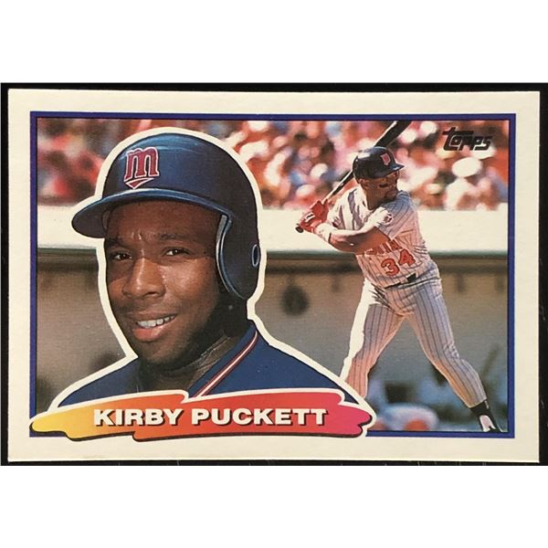 1988 TOPPS LARGE KIRBY PUCKETT (HOF)