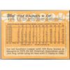 Image 2 : 1988 TOPPS TIM RAINES (HOF)