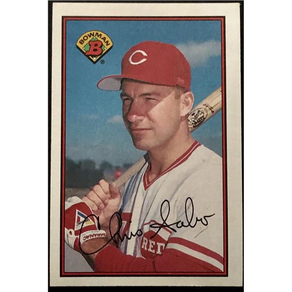 1989 BOWMAN CHRIS SABO ROOKIE CARD