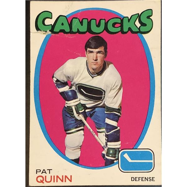 1971-72 O-PEE-CHEE PAT QUINN (HOF)