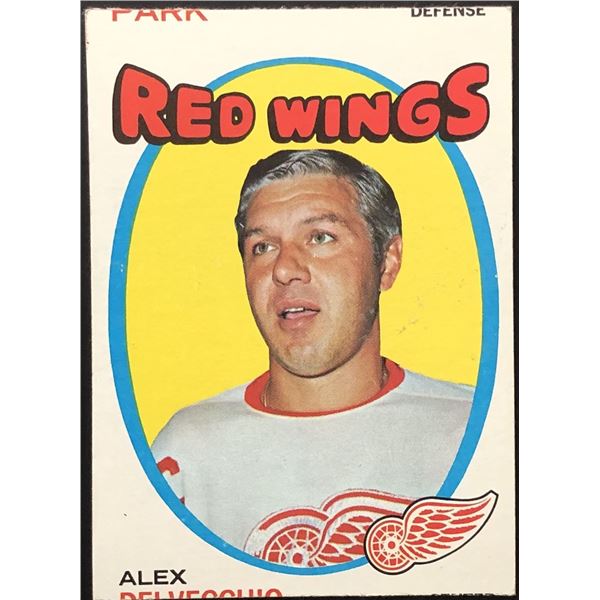 1971-72 TOPPS ALEX DELVECCHIO (HOF)
