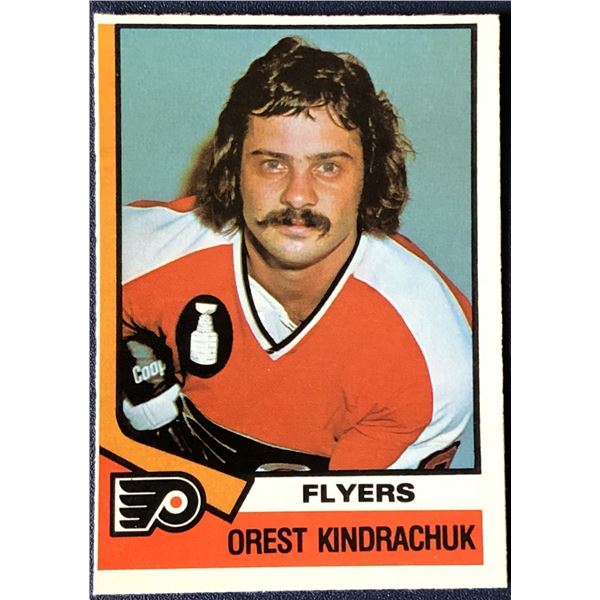1974-75 O-PEE-CHEE OREST KINDRACHUK ROOKIE CARD