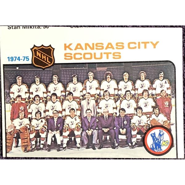 1975-76 TOPPS KANSAS CITY SCOUTS