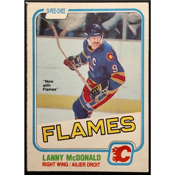 1981-82 O-PEE-CHEE LANNY McDONALD (HOF)