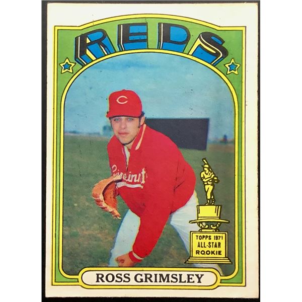 1972 O-PEE-CHEE ROSS GRIMSLEY ROOKIE CARD