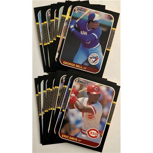 1987 DONRUSS BASEBALL COLLECTION - 25 CARDS