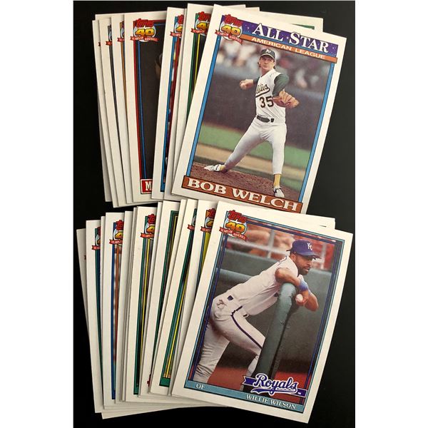 1991 TOPPS BASEBALL COLLECTION - 25 CARDS