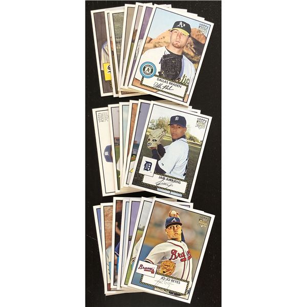 2008 TOPPS HERITAGE ROOKIE CARDS COLLECTION - 25 CARDS