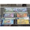 Image 2 : 2013 FIJI RESERVE BANK NOTE SPECIMEN SET PMG WITH 2017  $7 SPECIAL RUGBY BANK NOTE