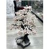 Image 3 : 29 X 21 INCH ROSE QUARTZ CRYSTAL TREE WITH AMETHYST BASE ( HANDMADE BRAZIL )