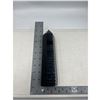Image 3 : 8.5 INCH BLACK OBSIDIAN TOWER 6 SIDE