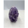 Image 1 : 2.8 X 1.7 INCH POLISHED AMETHYST GEODE WITH INCLUSIONS