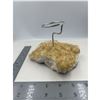 Image 3 : 5.6 X 4 INCH  CITRINE  ( HEATED AMETHYST )  CLUSTER DECORATION HOLDER ( HEATED AMETHYST )