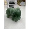 Image 1 : 2.1 INCH  GREEN AVENTURINE ELEPHANT CARVING