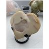 Image 3 : 3.1 INCH AGATE SLICE  HEART WITH DRUZY