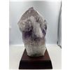 Image 5 : 11 X 6 INCH  LARGE AMETHYST POINT ON STAND FROM BRAZIL