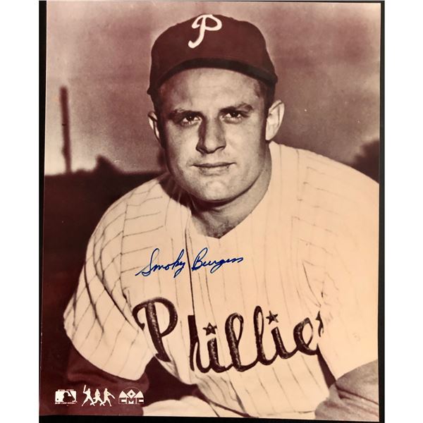 SMOKEY BURGESS (HOF) SIGNED 8"x10" GLOSSY PHOTO