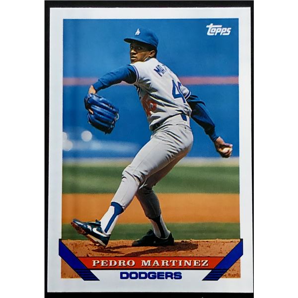1993 TOPPS PEDRO MARTINEZ (HOF) ROOKIE CARD