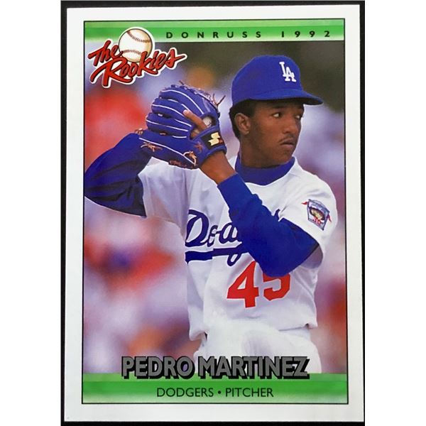 1992 DONRUSS ROOKIES PEDRO MARTINEZ (HOF) ROOKIE CARD