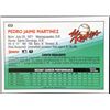 Image 2 : 1992 DONRUSS ROOKIES PEDRO MARTINEZ (HOF) ROOKIE CARD