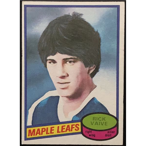 1980-81 O-PEE-CHEE RICK VAIVE ROOKIE CARD