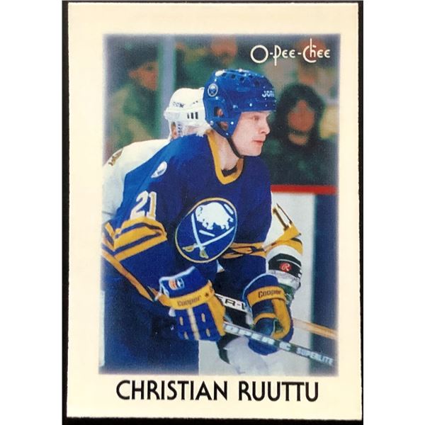 1987-88 O-PEE-CHEE CHRISTIAN RUUTTU ROOKIE CARD