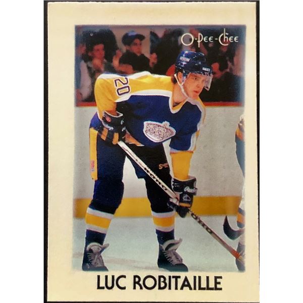 1987-88 O-PEE-CHEE LUC ROBITAILLE (HOF)