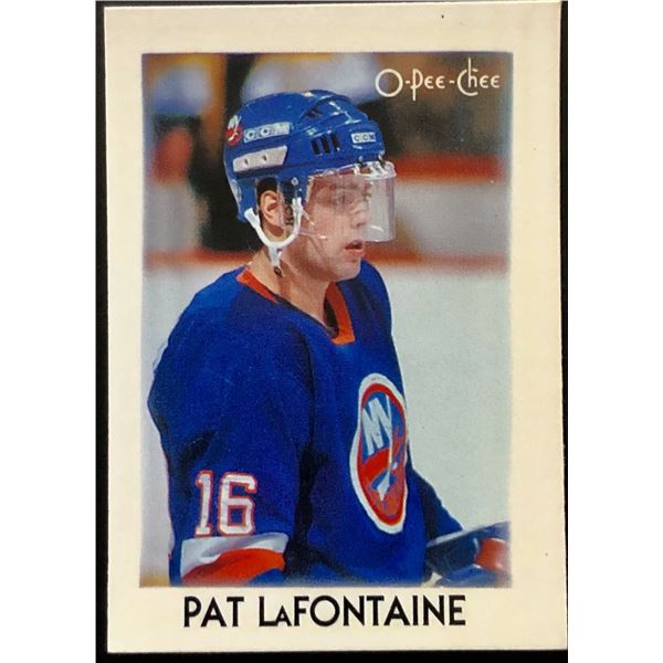 1987-88 O-PEE-CHEE PAT LaFONTAINE (HOF)