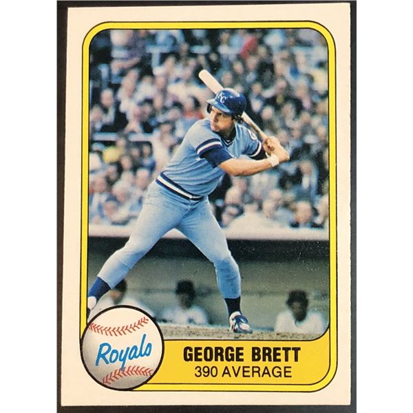 1981 FLEER GEORGE BRETT (HOF)