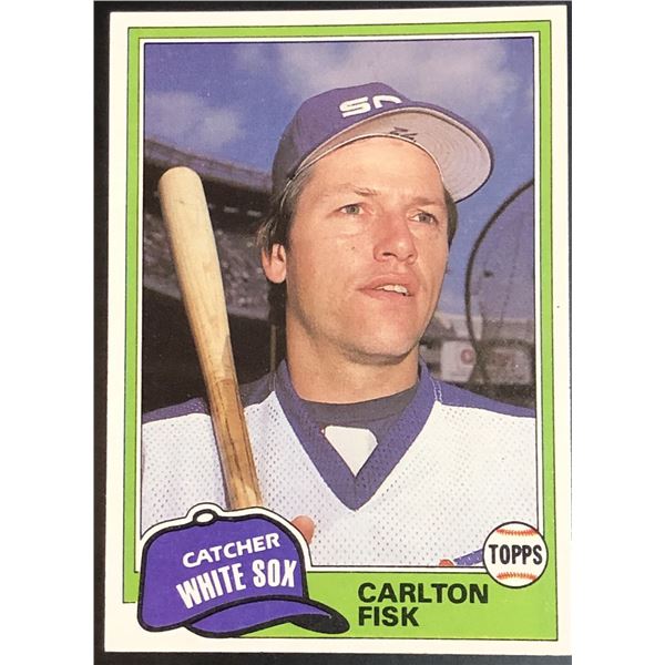 1981 TOPPS CARLTON FISK (HOF)