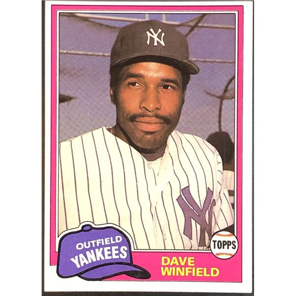 1981 TOPPS DAVE WINFIELD (HOF)