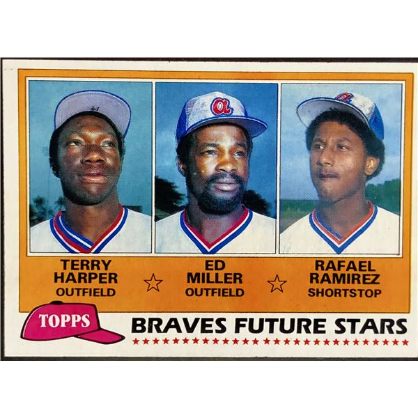 1981 TOPPS RAFAEL RAMIREZ ROOKIE CARD