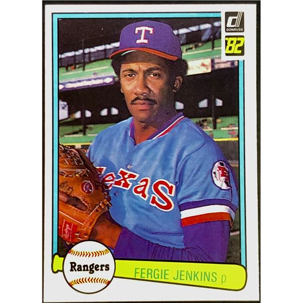 1982 DONRUSS FERGIE JENKINS (HOF)