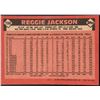 Image 2 : 1986 TOPPS REGGIE JACKSON (HOF)