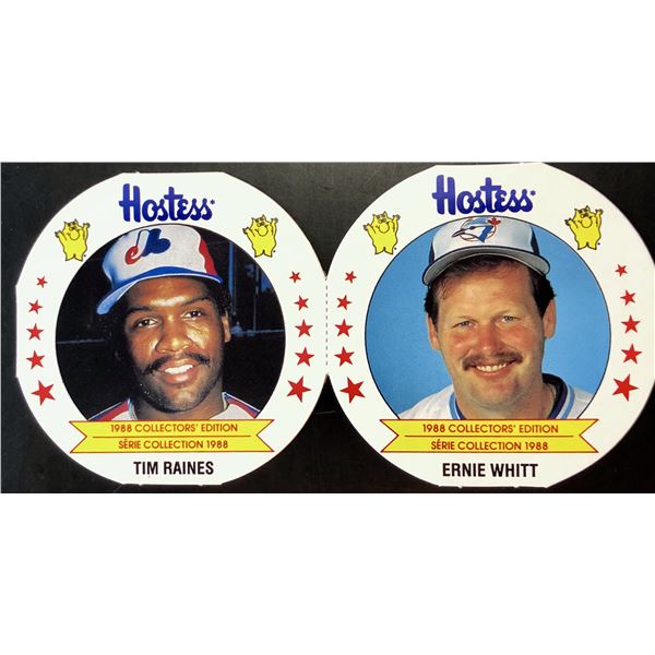 1988 HOSTESS POTATO CHIPS TIM RAINES (HOF)