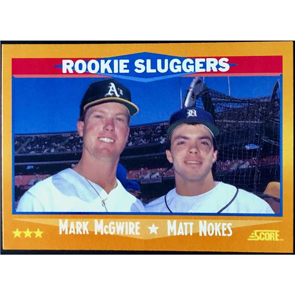 1988 SCORE MARK McGWIRE ROOKIE CARD