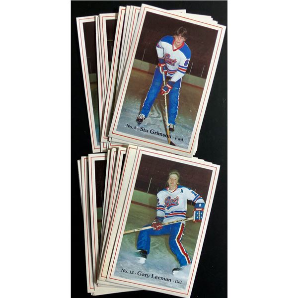 1982-83 REGINA PATS (WHL) POLICE - COMPLETE SET