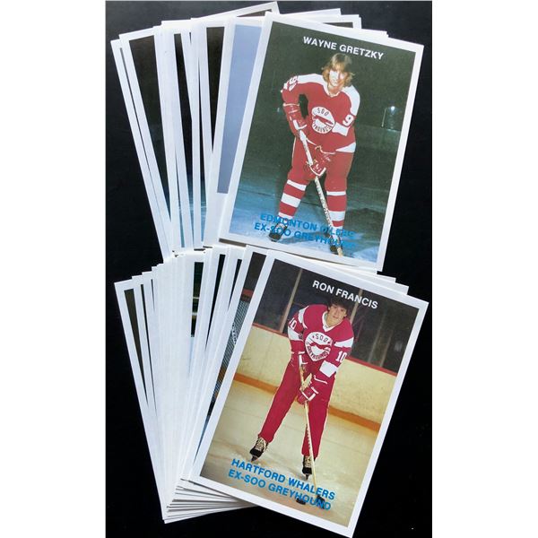 1987-88 SOO GREYHOUNDS (OHL) POLICE (WAYNE GRETZKY) - COMPLETE SET