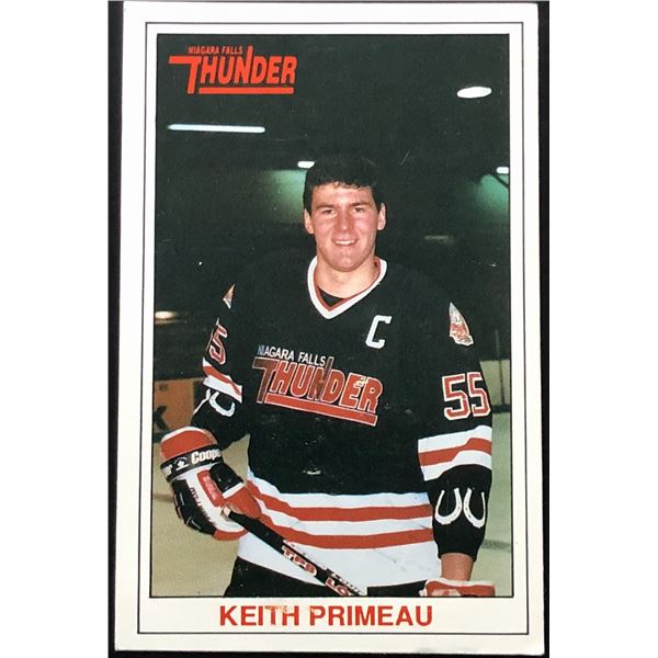 1989-90 NIAGARA FALLS THUNDER (OHL) POLICE - KEITH PRIMEAU