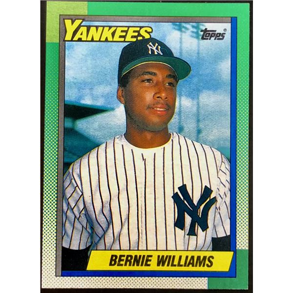1990 TOPPS BERNIE WILLIAMS ROOKIE CARD