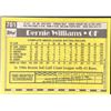 Image 2 : 1990 TOPPS BERNIE WILLIAMS ROOKIE CARD