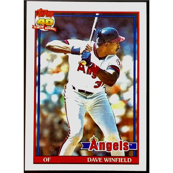 1991 TOPPS DAVE WINFIELD (HOF)